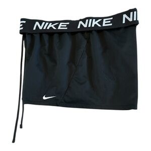 Nike Black Skirt with White Logo Band dri-fit medium